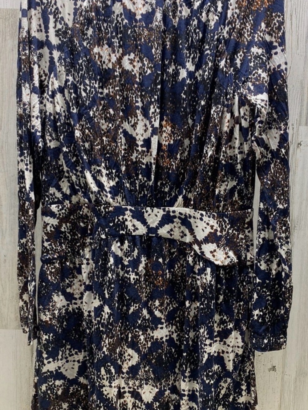 Reiss NWT Antonia printed Jersey Dress. Size 4. Black cream, browns - Picture 8 of 10